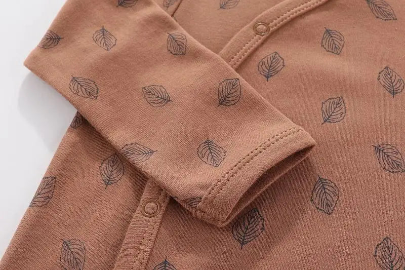 Cotton Baby Girl Clothes 3Pieces Cartoon New Born Baby Boy Clothes Sets Long Sleeve Autumn Footie Jumpsuits Zipper Spring Bebes