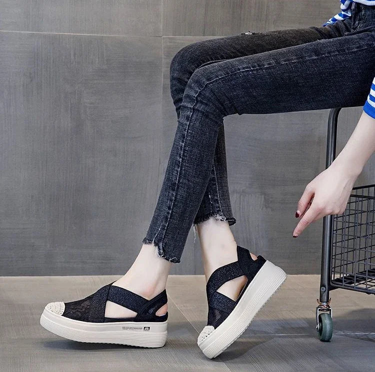 Low Women Footwear Slip On Ladies Shoes Loafers High Platform Offers High Quality Spring Sale With Price Offer Trends 2025 39 A