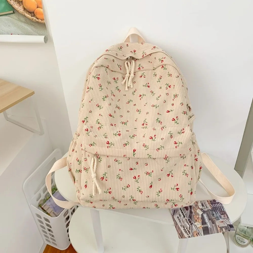 New Large Capacity Children's School Backpack Lightweight Floral School Bags Students Schoolbag Boys Girls