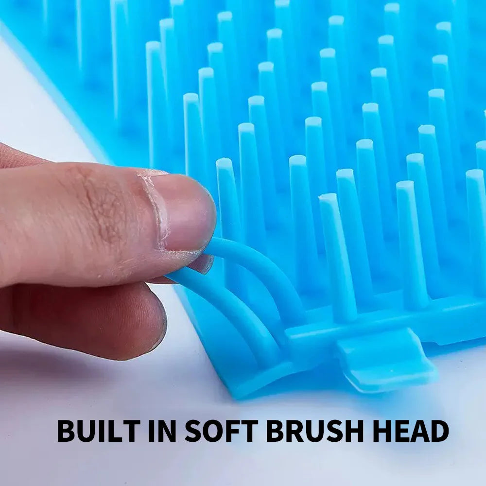Pet Foot Washing Cup - Soft Silicone Bristles, Deep Cleaning, Convenient and Fast, Suitable for Cats and Dogs, Dog Paw Cleaner -