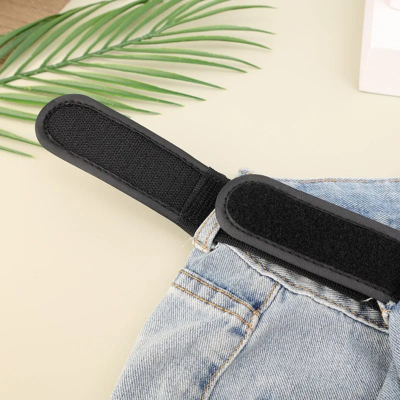 Men's Ultra-Soft Buckle Free Waist Belts Fashion Comfortable No Buckle Elastic Belts Stylish Unisex Jeans Loop Buckle-Free Belt