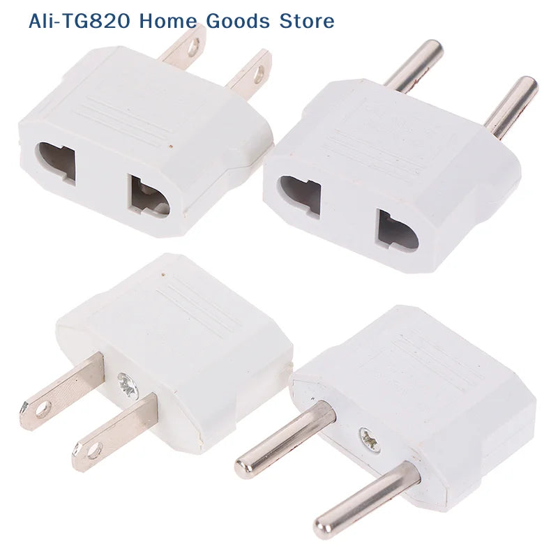[TG820]4Pcs european usa eu to us plug us to eu plug travel charger adapter converter