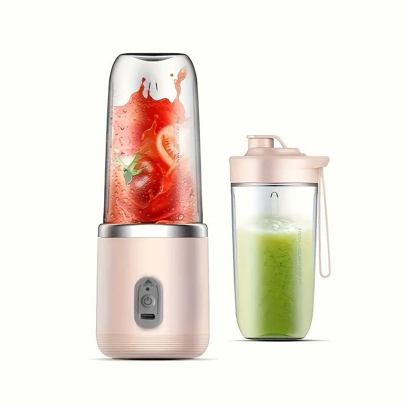 1PC portable blender, USB rechargeable personal juicer, food grade ABS plastic, multifunctional, used for smoothies and milkshak
