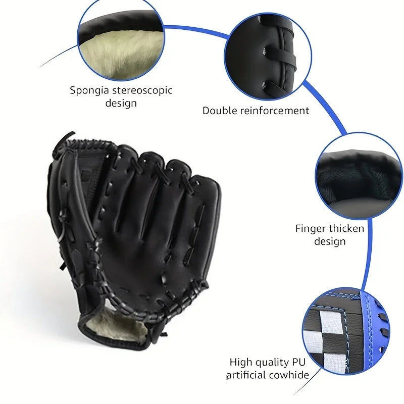 Baseball Balls Set 63.5cm Aluminum Alloy Baseball Bat PVC Baseball Glove Baseball Kit for Beginners Games and Batting Practice