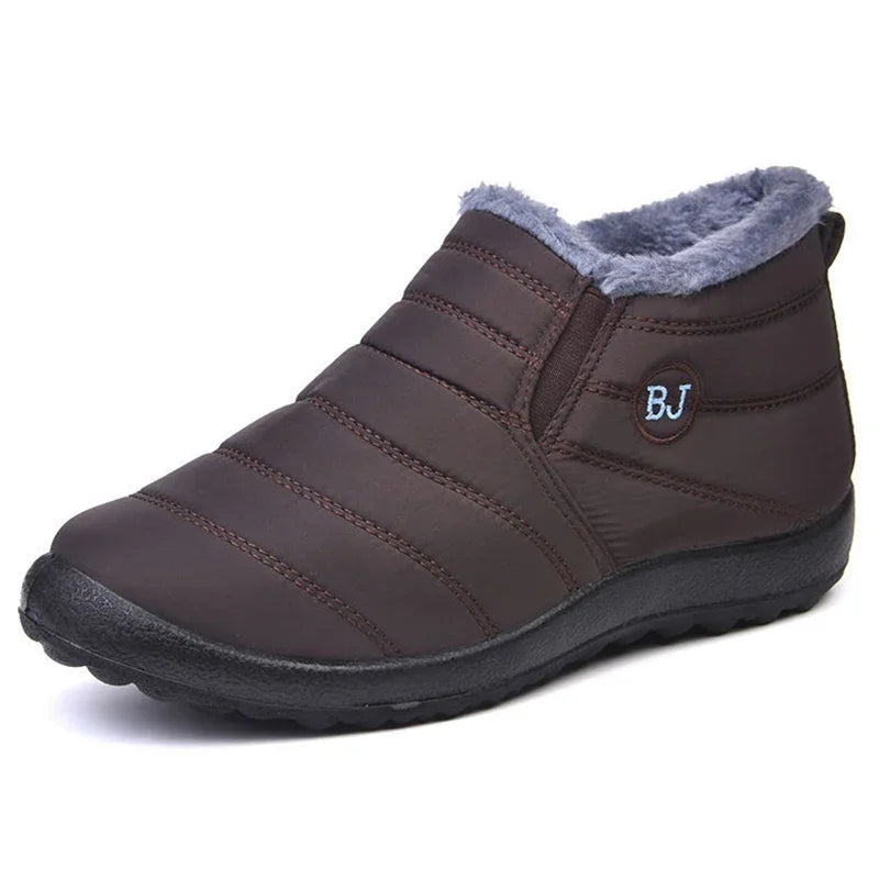 Fashion Men's Snow Boots Ankle High Keep Warm Shoes for Cold Winter Waterproof Outdoor Snow Comfortable Men's Work Boots 2026