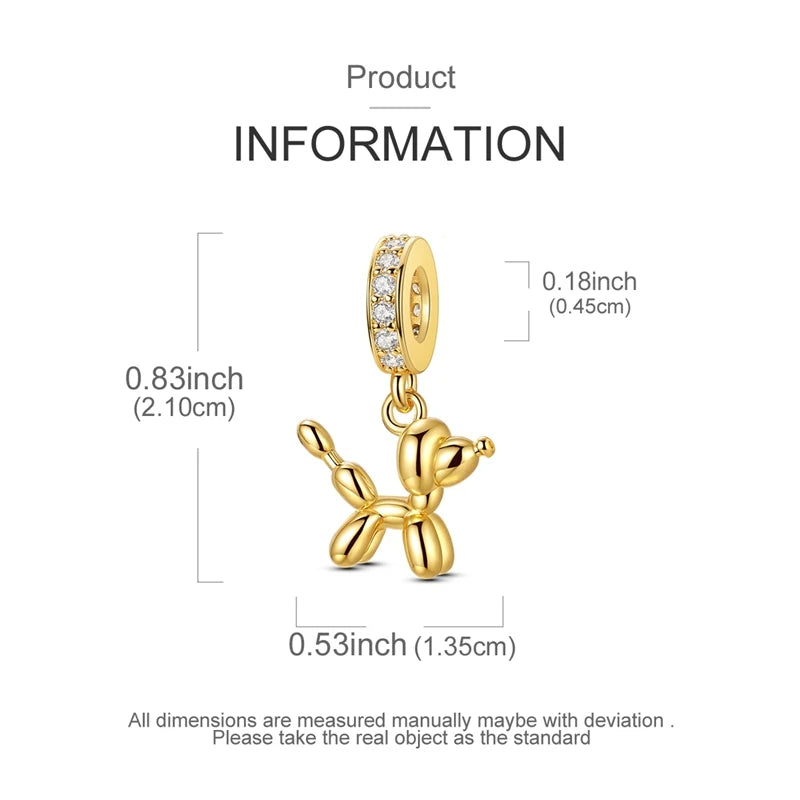 925 Sterling Silver Girl Holding Dog Charms Beads Fit Original 925 Bracelet Making Gift for Woman Jewelry Diy Fashion Pendant