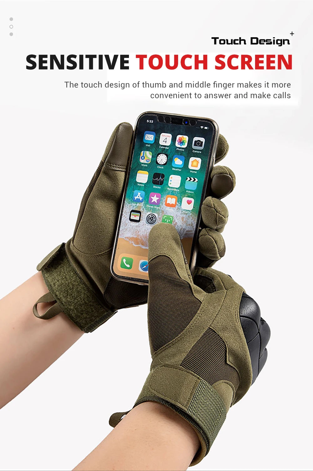 Motorcycle Gloves Touch Screen Motorbike Riding Gloves Summer Breathable Moto Gloves Full Finger Motocross Guantes Gloves