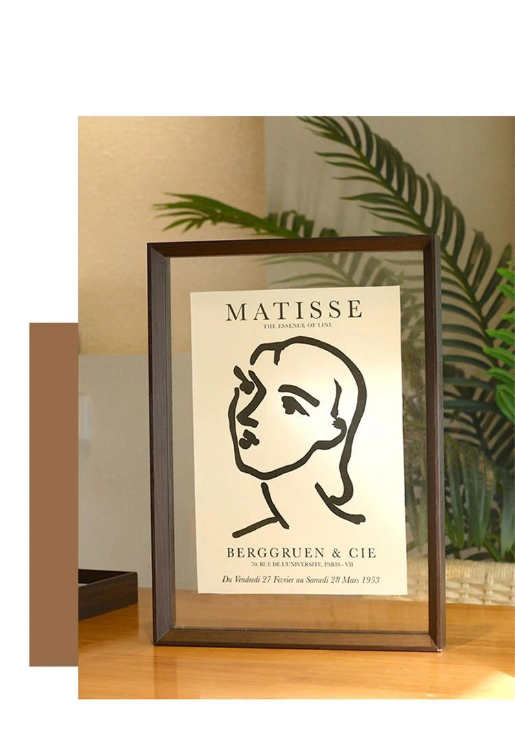 Picture Frames Made of Solid Wood and High Definition Acrylic Display Pictures Photos,Paintings,Posters Wall Mounting Desktop