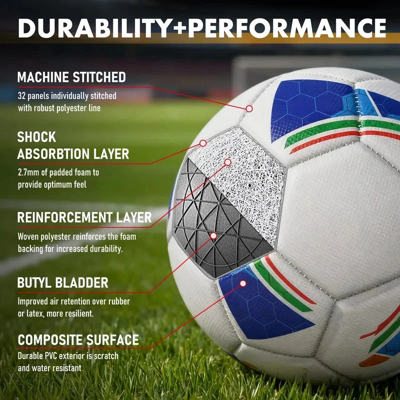 Standard Football Professional Outdoors Sports Match Balls Training Seamless Football For Training Competition Size 5 Size 4