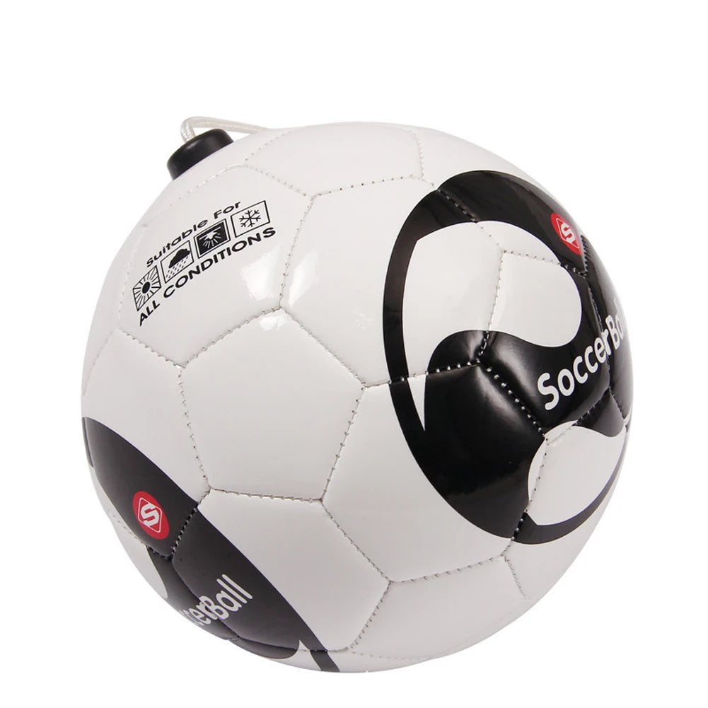New Football BALL Kick  beginner Soccer Ball Practice Belt Training Equipment Standard Official profession Balls Size 2