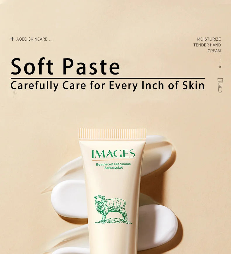 Collagen Smooth Wrinkles Hand Cream Skin Soften Silky Smooth Gloss Nourish Cracked Repair Moisturizing Product Korean Skin Care