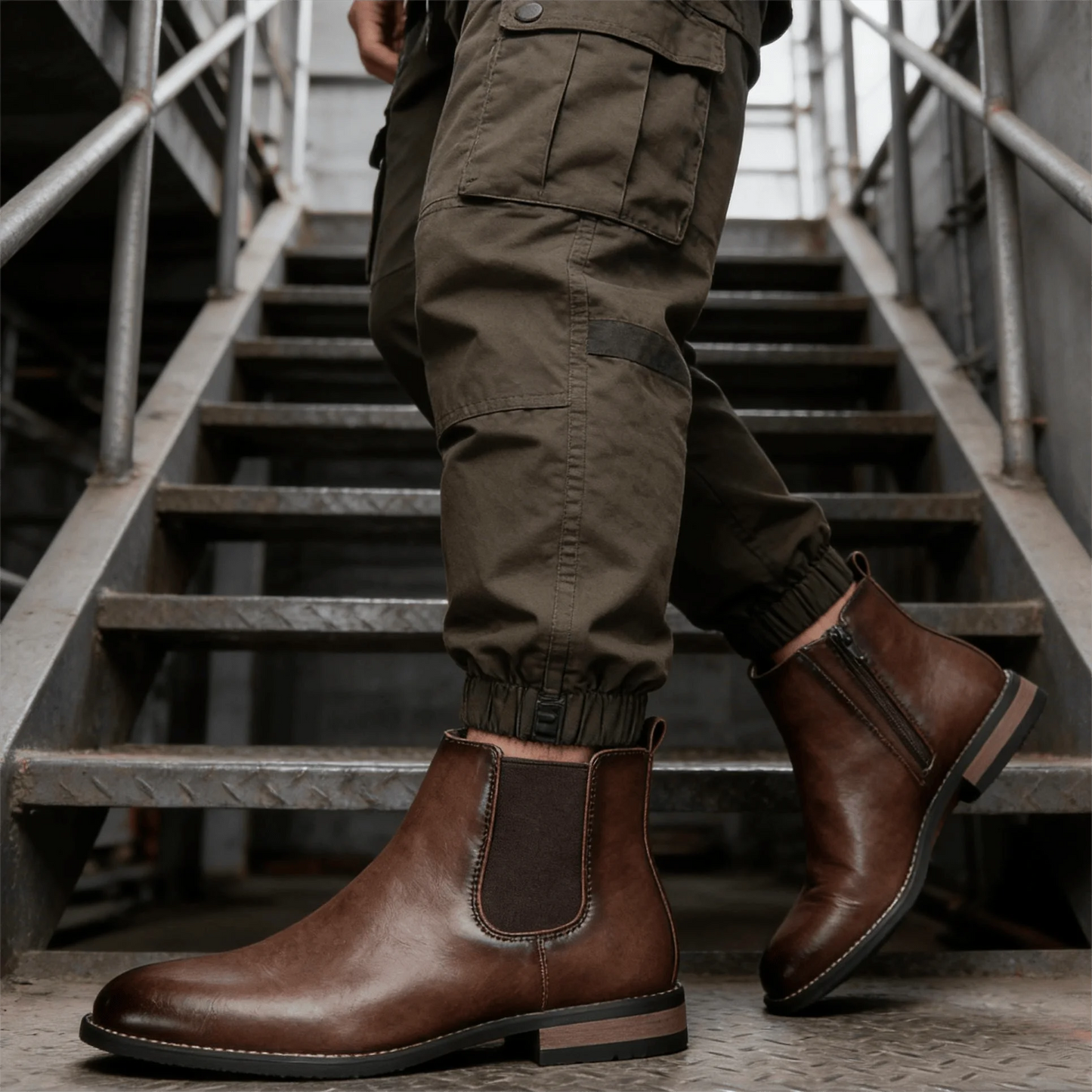 Boots Men Casual Brand Comfortable 2026 Fashion Boots Leather