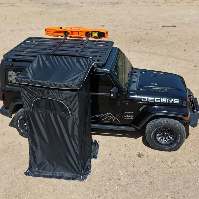 Outdoor Single Car Side Bath Tent Privacy Protecting Shower Change Dresses Camping Tents Travel Convenient Camping Equipment