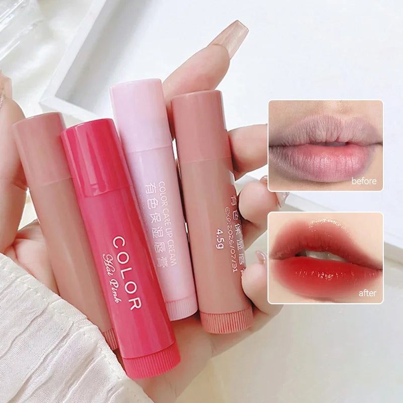 Colored Moisturizing Lip Balm Lipstick Moisturizing, Moisturizing, Diluting Lip Lines, Anti-drying Lip Balm