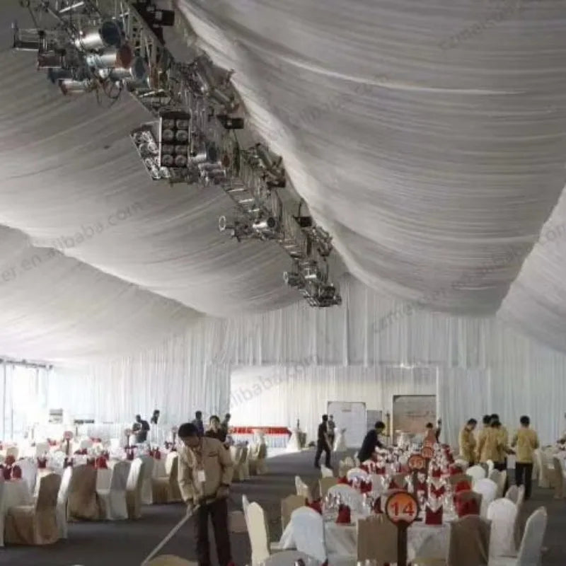 2026 New Popular Mobile Wedding Hall  for 500 People Outdoor Event Luxury Marquee Waterproof Fabric Tendas Para Eventos Em Geral