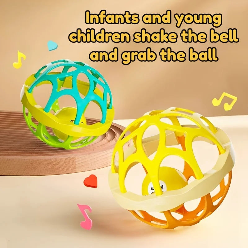 Baby Vibrating Hand Bell Toy - Sensory & Hearing Development Toy with Grip Training,  Ideal Birthday Gift for Infants