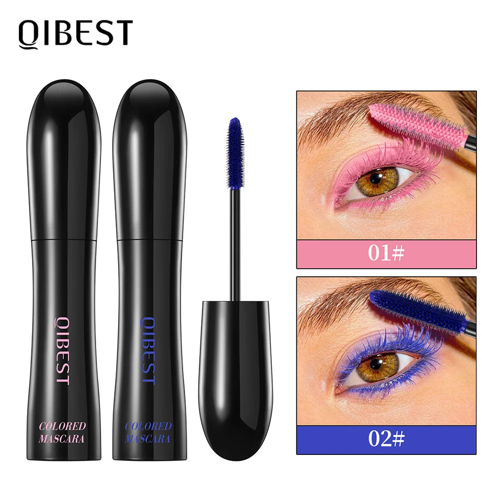 Chocolate Brown Mascara Colorful Curling Eyelash Extension Waterproof Fast Drying Lengthening Eye Black Lashes Makeup Lasting