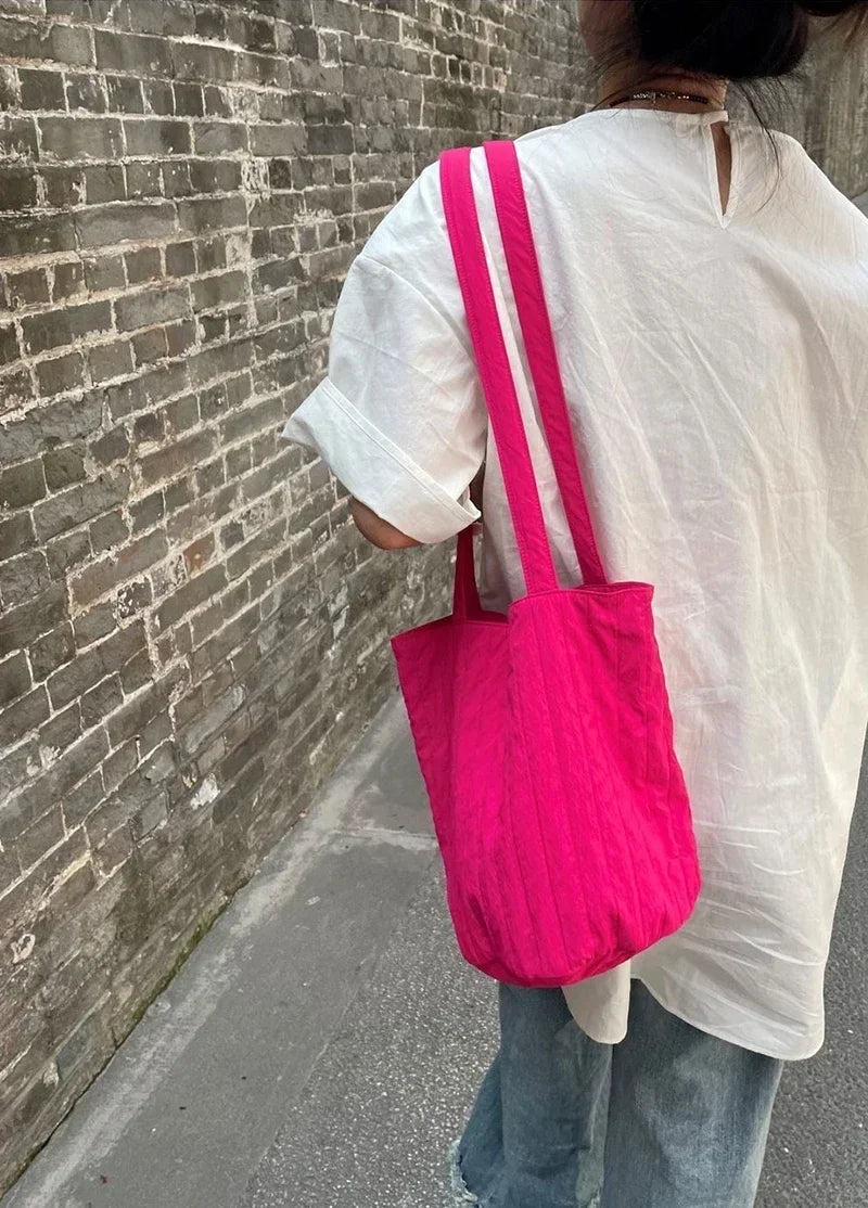 Casual Fashion Bag for Women Shopper Handbags Environmental Storage Reusable Shoulder Tote Bag School Bags Girl Designer Bag