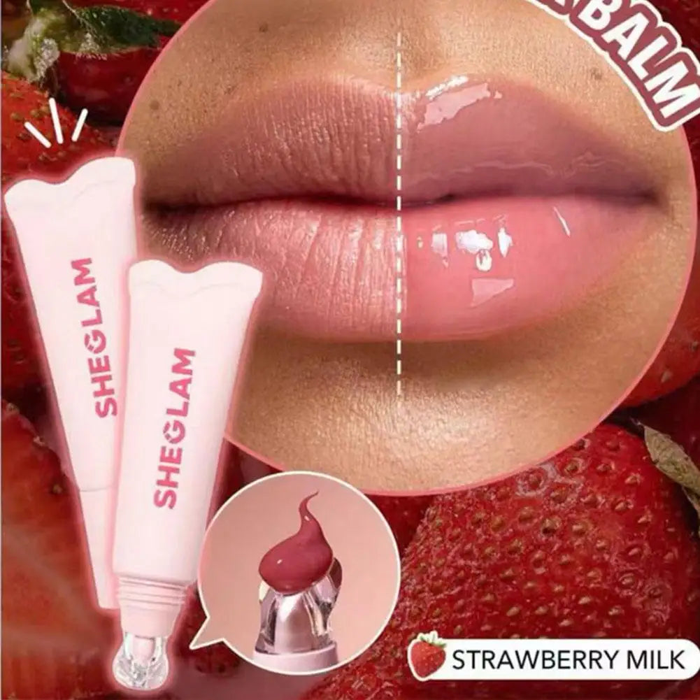 SHEGLAM Crystal Glaze Moisturizing Lip Care Canoy Lane Cocoa Cookie Strawberry Milk Melon Pop Lasting Mirror Lip Tint Beauty Lip