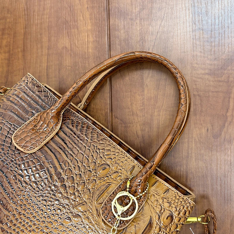 Ladies Quality Leather Shoulder Bags for Women 2026 Luxury Designer Handbags Classic Female Commute Fashion Large Capacity Tote