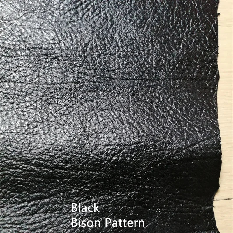 0.7/0.9mm Black Vegetable-Tanned Sheepskin. Top-Grain Leather. Genuine Leather Fabric. DIY Hand For Shoes.Bag. A Whole Sheepskin