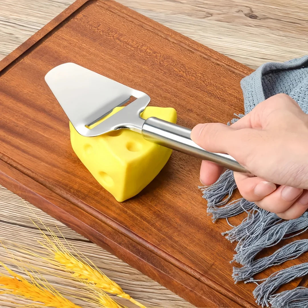 Cheese Slicer Stainless Steel Non Stick Cheese Grinder Multifunctional Handheld Cheese Slicer Baking Tool for Kitchen Cooking