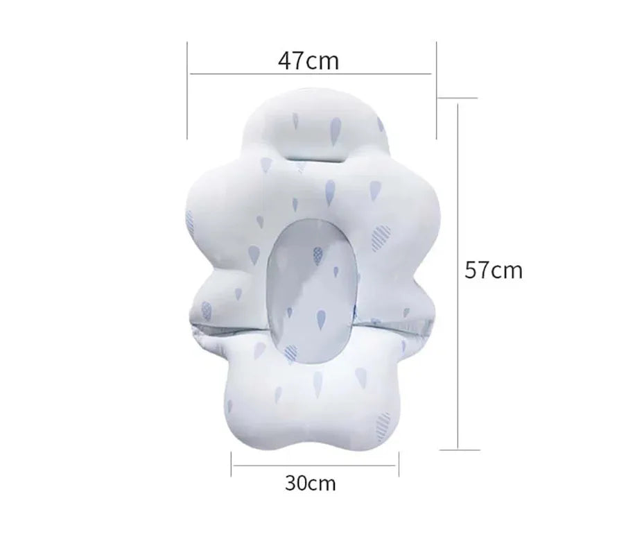 Baby Bath mat Newborn bath Tub Seat Stand Baby Bath Tub Nonslip Pad Safety Bath Support Soft Comfort Body Cushion Mat Pillow