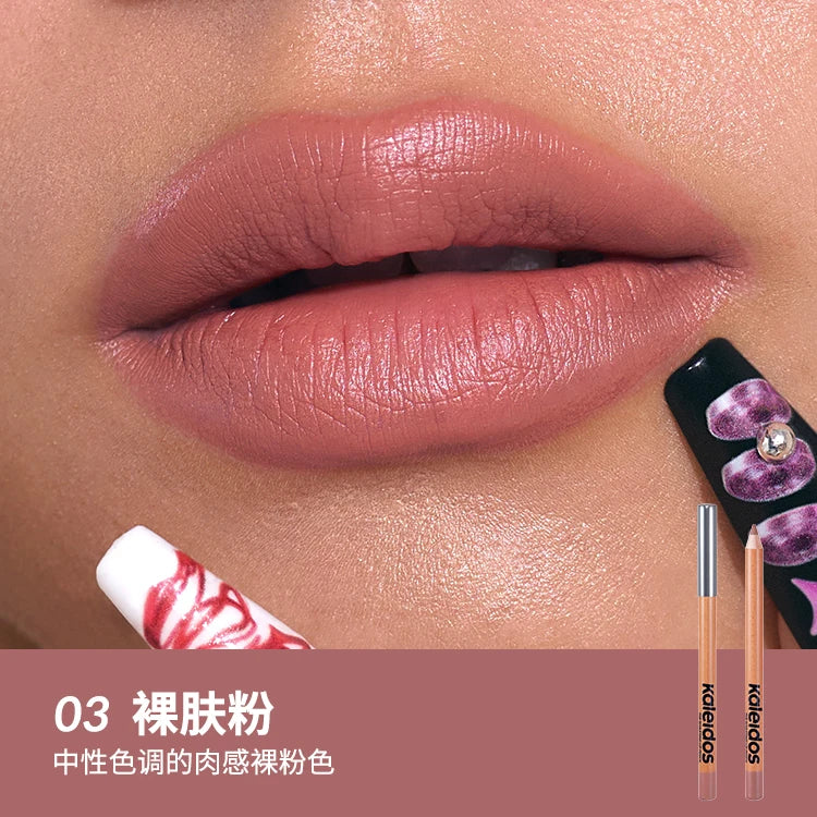 Kaleidos Lip Liner,Highly-Pigmented Pencil For Shaping & Sculpting Lips,Semi-Matte Finish,Vegan & Cruelty-Free