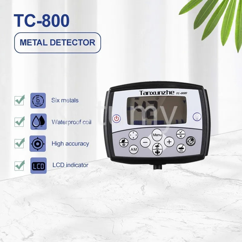 Metal Detector, Underground Depth Waterproof Scanning Gold Detector