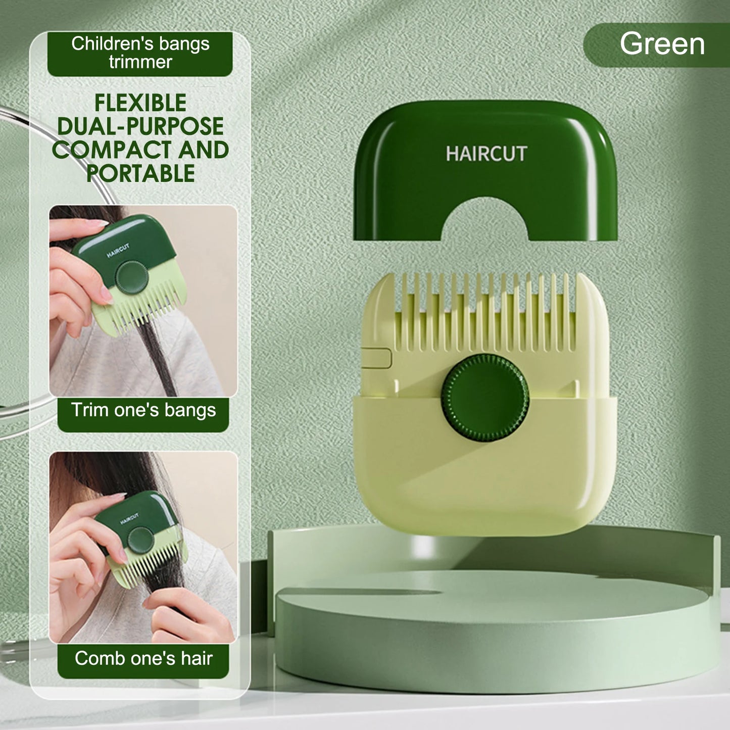 Hair Cutting Trimmer Combs 2 In 1 Double Sided Manual Bangs cutter shaving Remover Thinning Beauty Hair Cut styling Accessorie