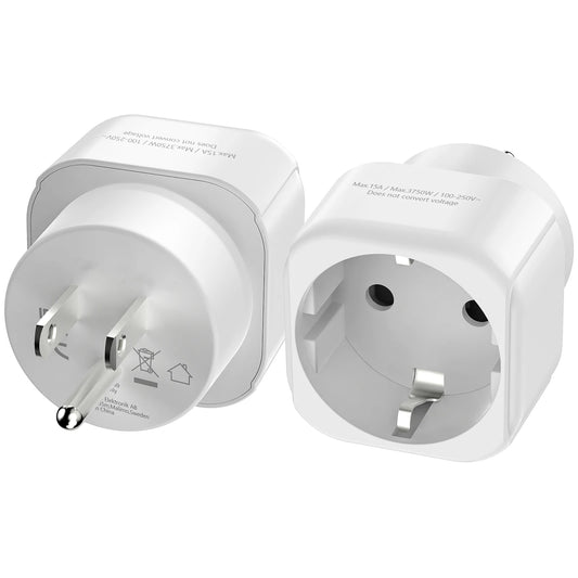 USA Travel Adapter, EU to US Travel Plug Power Converter, Europe Germany Plug, Wall Socket for Canada Japan Thailand