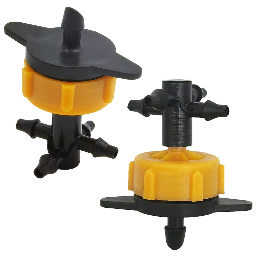 Irrigation 2L/4L/8L Steady flow dripper with 4-way cross Connector Agriculture Drip water irrigation Drip arrow connector 20Sets