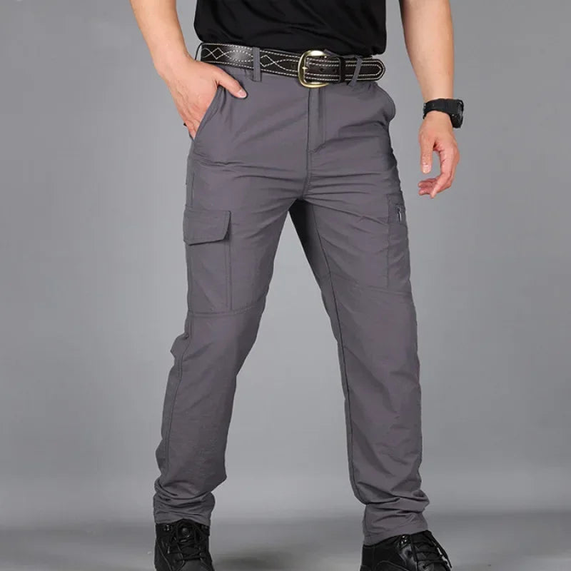 Summer Cargo Pants Men Army Military Tactical Jogger Trekking Hiking Mountain Work Tourism Trousers Streetwear