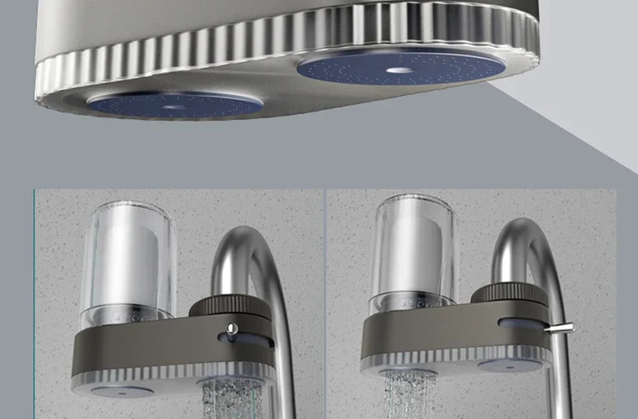 Tap Water Purifier Filter Washable Replacement Kitchen Faucet Long Lasting Ceramic Filtro Faucet Mixer Aerator with 2 Filter