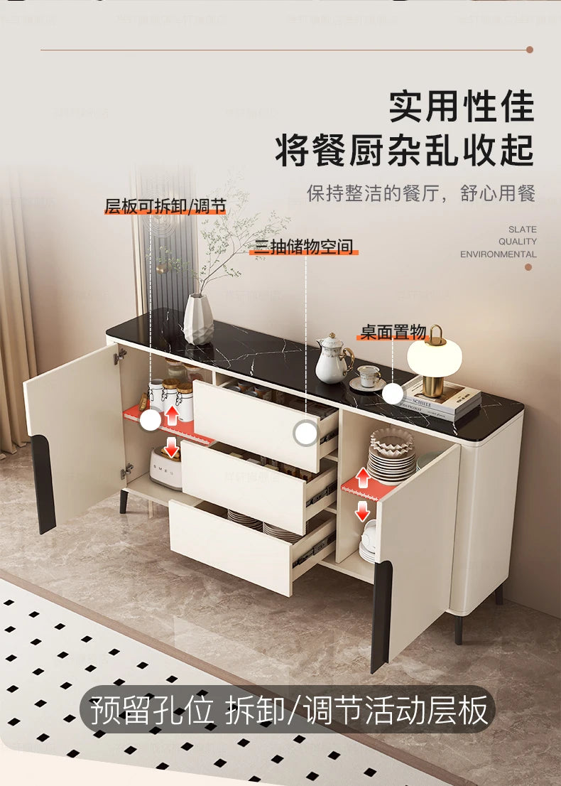 Italian Trendy Living Room Cabinets Luxury Elegant Modern Nordic Storage Cabinet Exquisite Glamour Vetrina Soggiorno Furniture