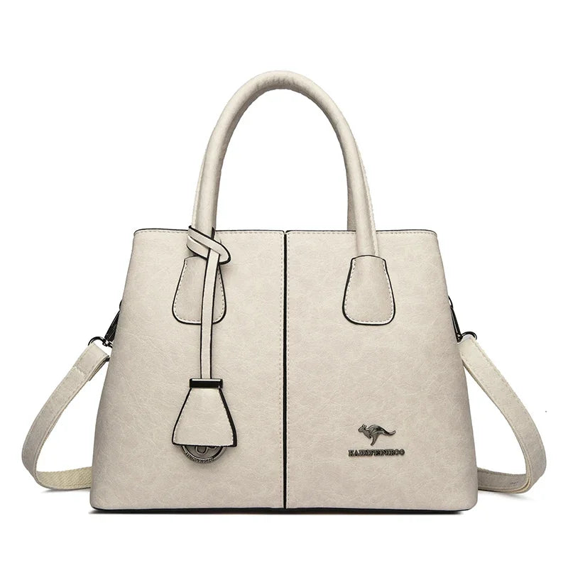 Women's PU Leather Handbags Ladies Large Tote Bag Female Square Shoulder Bags Bolsas Femininas Sac Fashion Crossbody Bags Purse