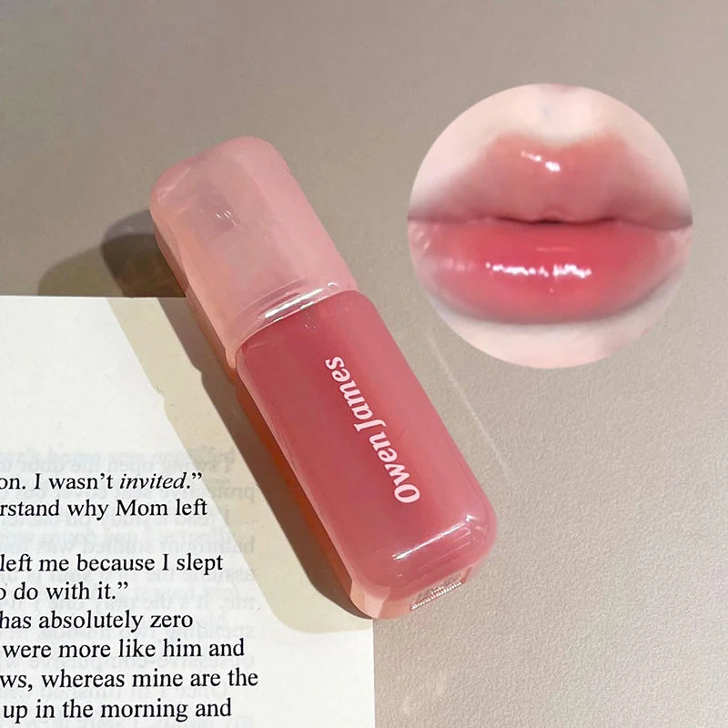 Glossy Non-stick Cup Lip Gloss Long Lasting Cheek Mud Lip Plumper Tinted Lip Lipstick Lip Makeup Cosmetics