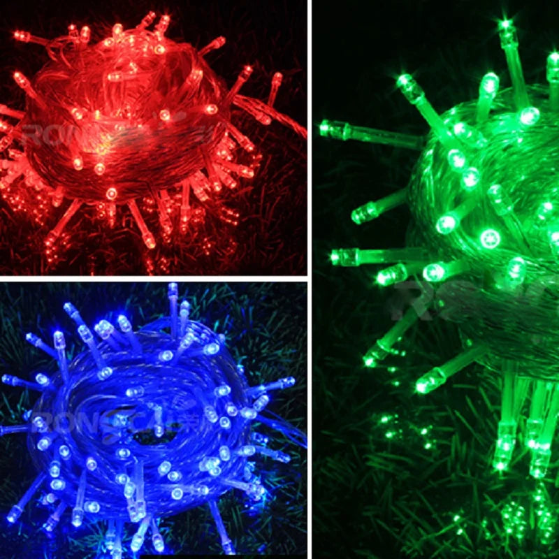 LED Strip 10M 100LEDs Christmas Lights Led Strip Lights Festoon Fairy Lights Garden Light Party Holiday Christmas Decoration