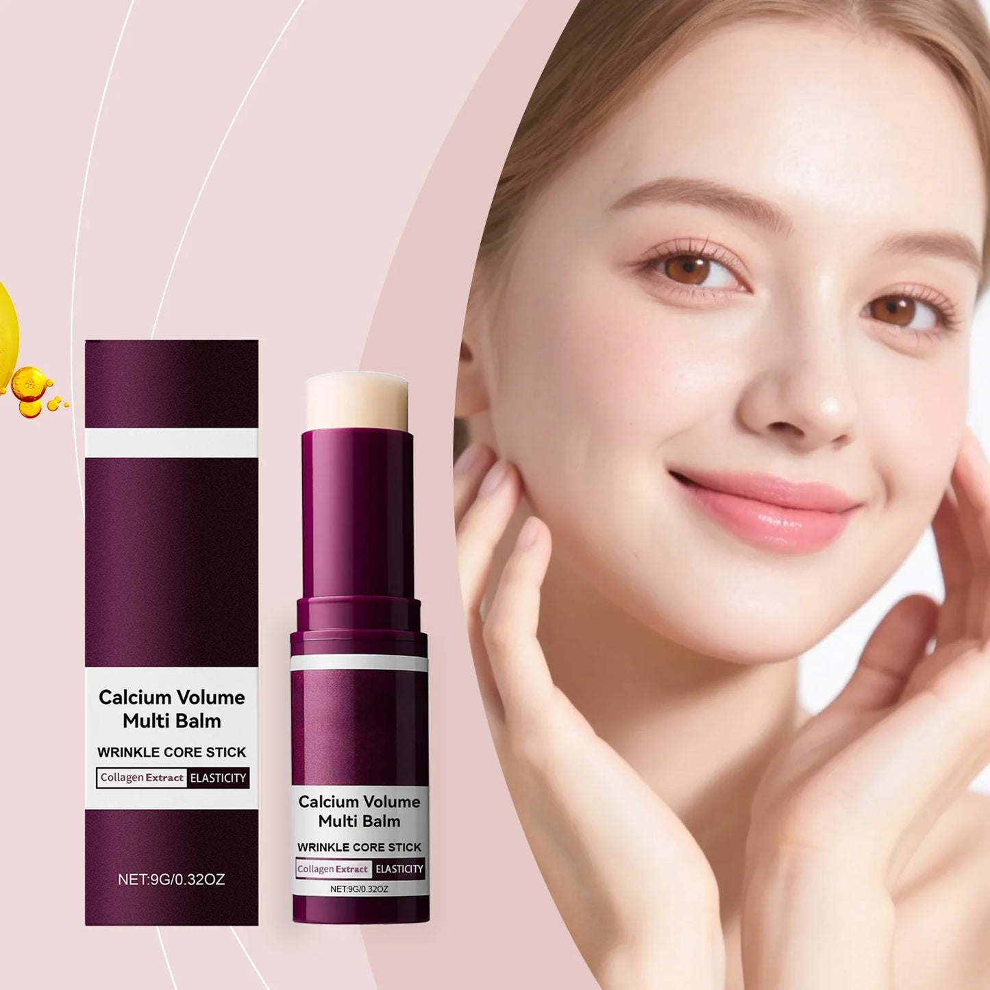 Anti-Aging Moisturizing Skincare Stick Firming Repairing Skin Deep Hydration Improving Fine Lines Brightening Skincare Stick
