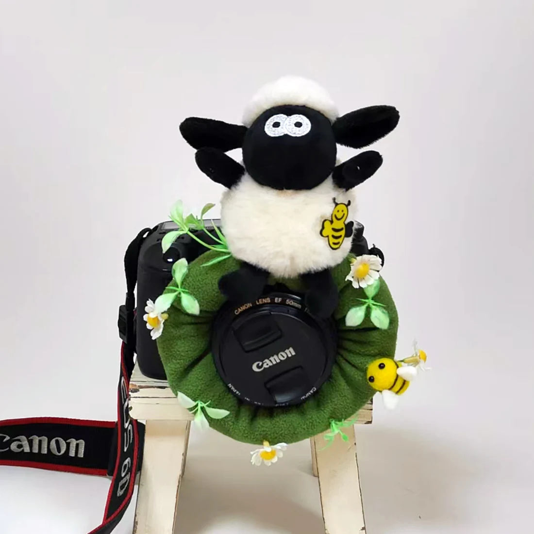 Baby photography Attracts Toys Camera Buddies Lens Decoration Knitted Camera Buddy   Lens Buddy Photography Accessories