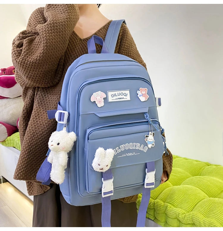 Backpacks Tuition Bag Pencil Case Crossbody Bag High Capacity School Bags 2024 Hot Sale for Girls and Boys Mochilas Escolares