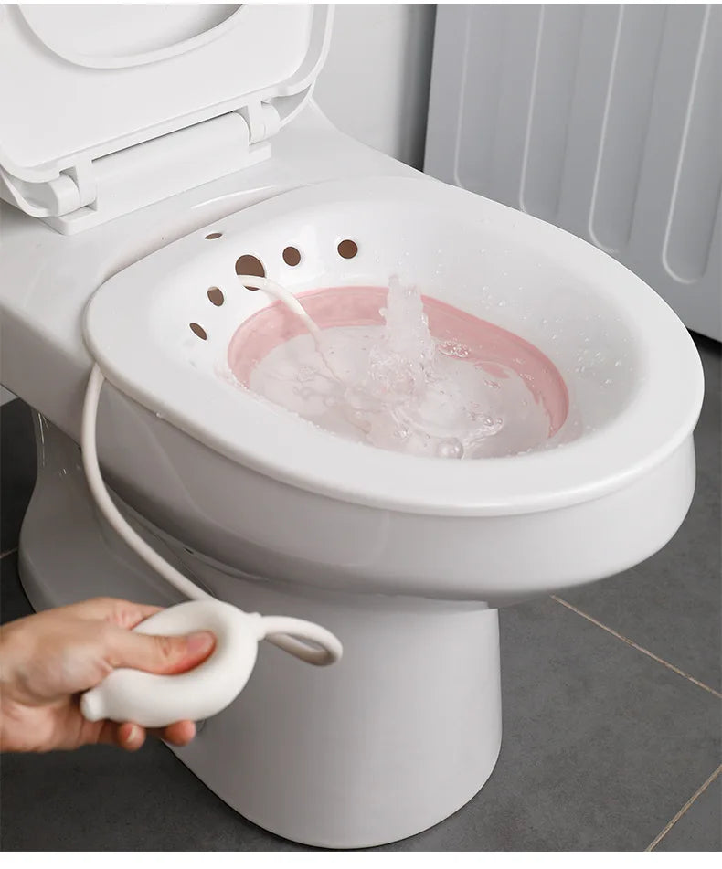 Bidet Folding Portable Bidet Maternity Self-Cleaning Private Parts Buttock Rinse Perineal Soak Bath Hemorrhoid Treatment Bidet