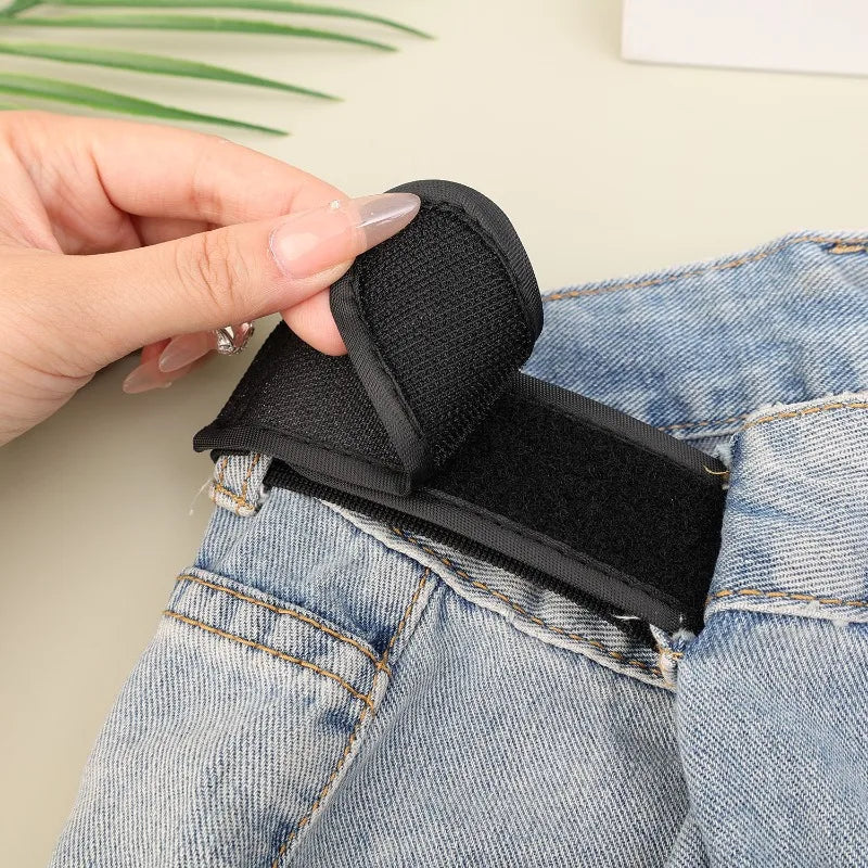 Men's Ultra-Soft Buckle Free Waist Belts Fashion Comfortable No Buckle Elastic Belts Stylish Unisex Jeans Loop Buckle-Free Belt