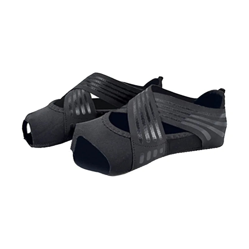 Women's Yoga Shoes with Soft Soles Pilates Shoes Five-Toe Training Yoga Socks Dance Shoes Backless Sock Footwear