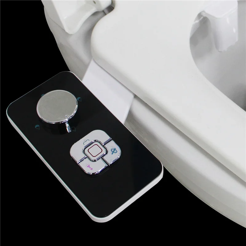 Bidet Attachment Non-Electric Bidet Toilet Seat Sprayer With Pressure Controls Dual Nozzles For Frontal Rear Wash B