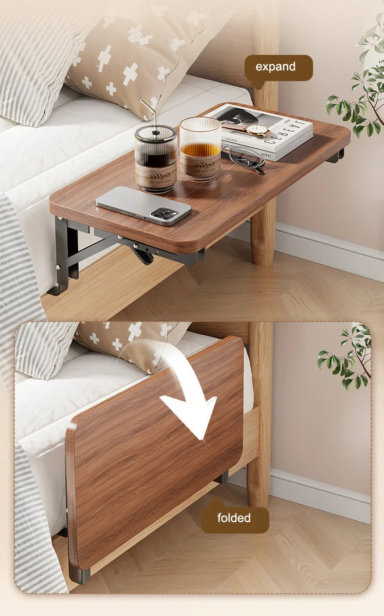 Bedside cabinet, foldable storage wonder, bedside shelf, small household side cabinet, bedroom bedside cabinet, side table