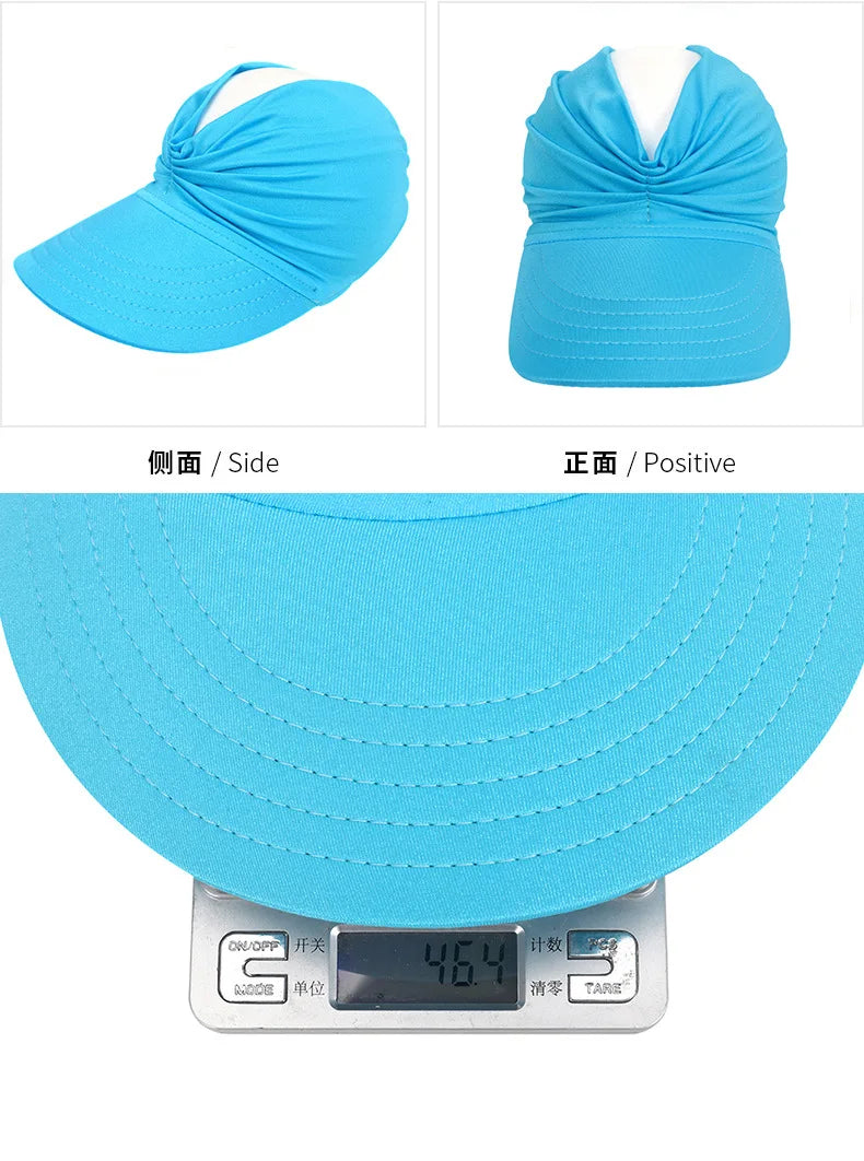 Summer Sun Hats Beach BabyGirls Boys Wide Brim UV Protection Baseball Cap for Kids Outdoor Quick Dry Breathable Empty Top Hat