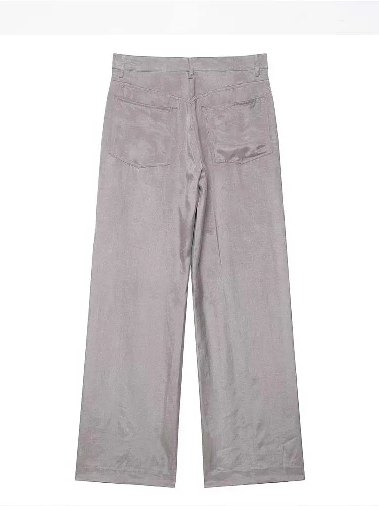 2025 New Fashion Casual Pants 2 Pieces Sets For Women Long Sleeve Top+High Waist Trousers Women Two Pieces Loose Woman Outfits
