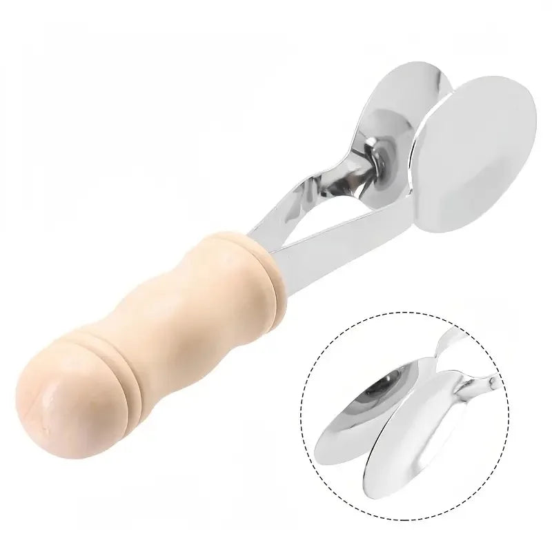 Musical Spoons Percussion Instrument with Wooden Handle Orff Instruments for Children's Music Education Classroom Teaching Tool