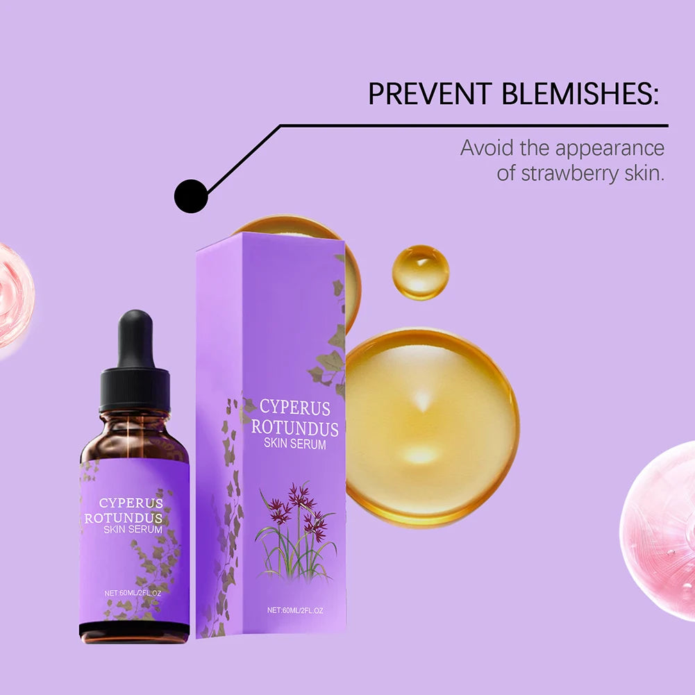 Cyperus Rotundus Skin Serum Natural Hair Removal Oil Women Body Hair Removal Liquid Hair Growth Inhibitor Non-Irritating Safe